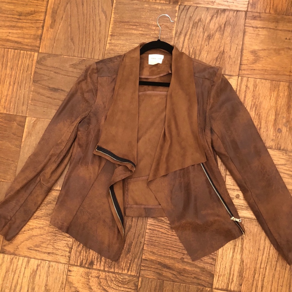 Silence and noise vegan suede jacket